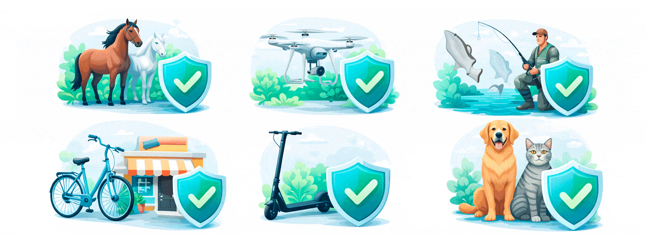 Otros Seguros con Helvetia – Drones, patinetes, bicicletas y mascotas