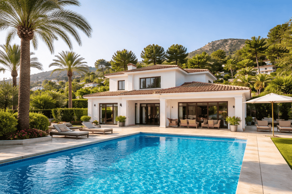 Seguro hogar chalet en Elche con piscina y jardín en urbanización residencial de Peña de las Águilas