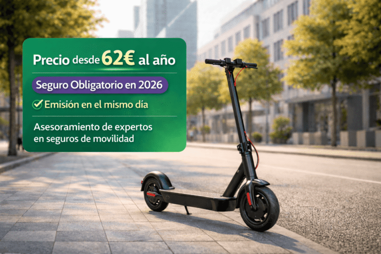 Nuevo Seguro del Patinete Eléctrico con Helvetia Seguros.